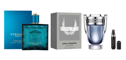 PROMO DUO INVICTUS + VERSACE EROS Perfumes exclusivos | Tiempo & Fragancia