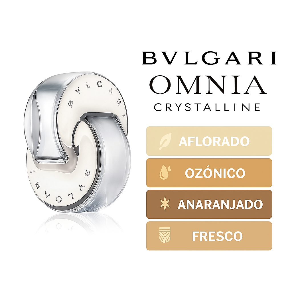 BVLGARI OMNIA CRYSTALLINE Perfumes exclusivos | Tiempo & Fragancia