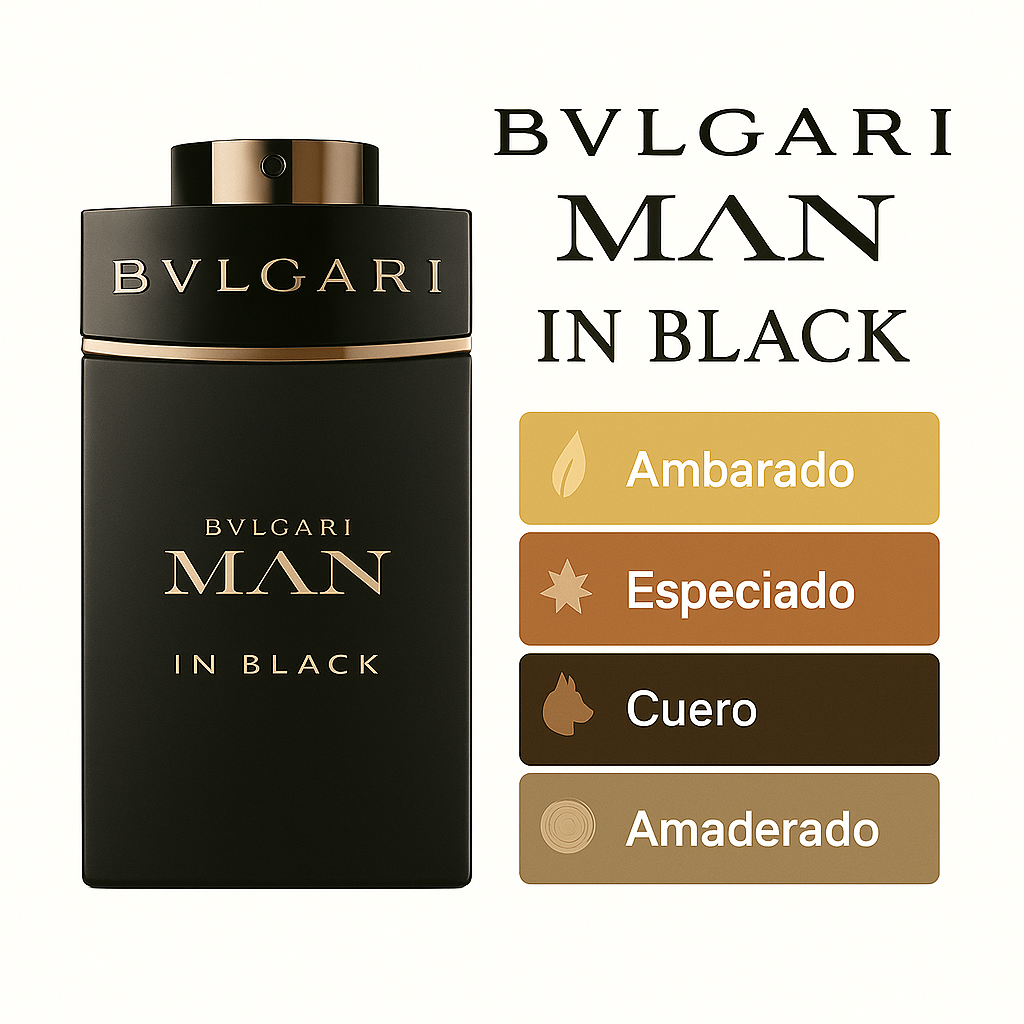 BVLGARI MAN IN BLACK Perfumes exclusivos | Tiempo & Fragancia