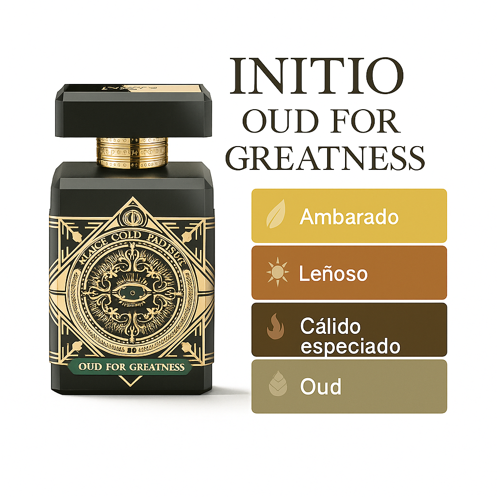 INITIO OUD FOR GREATNESS ESTUCHE DE LUJO Perfumes exclusivos | Tiempo & Fragancia
