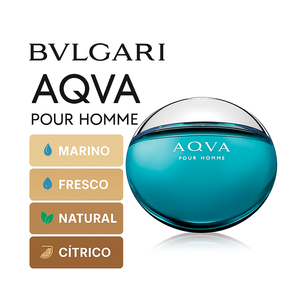 BVLGARI AQVA POUR HOMME Perfumes exclusivos | Tiempo & Fragancia
